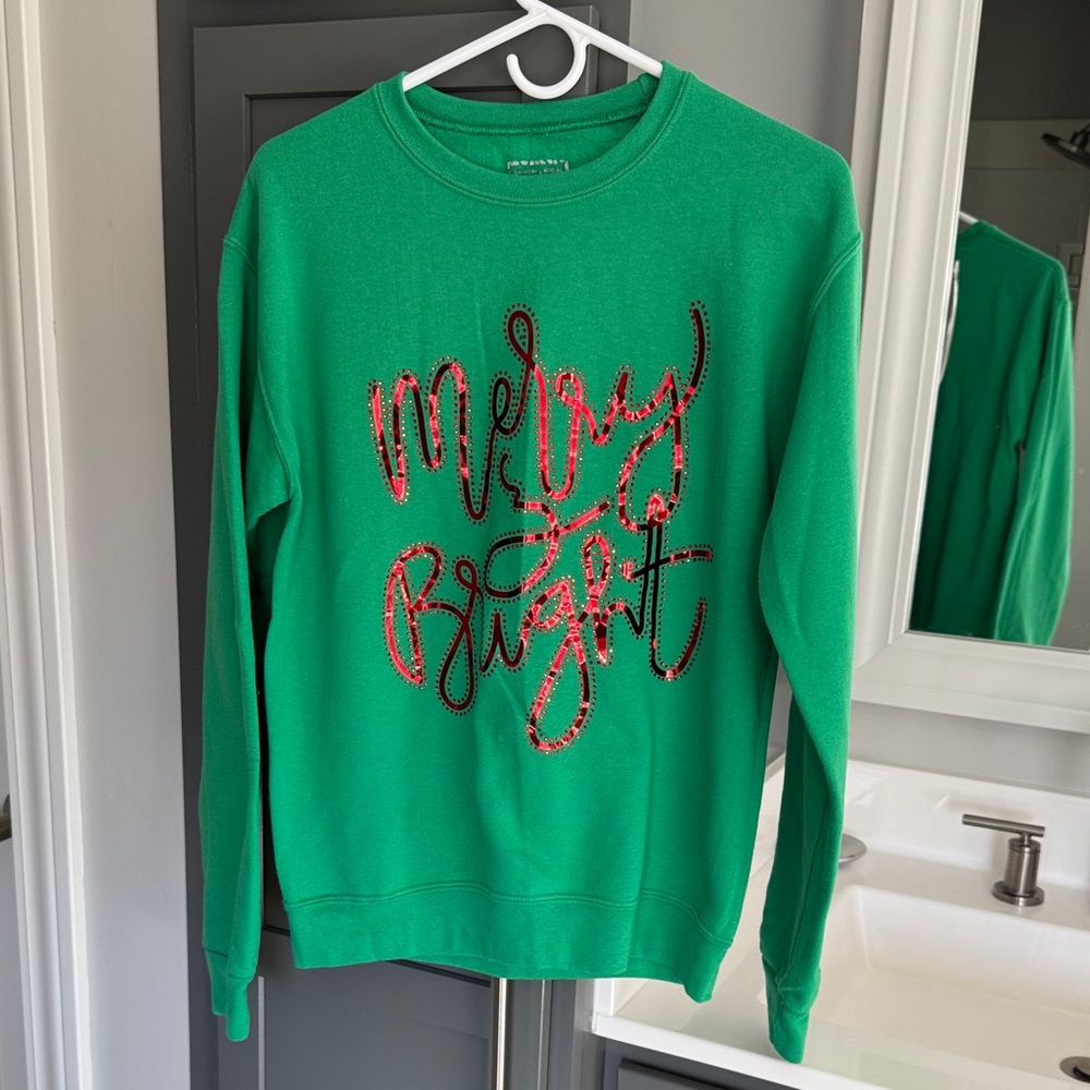 Green Merry & Bright Women's Sweater